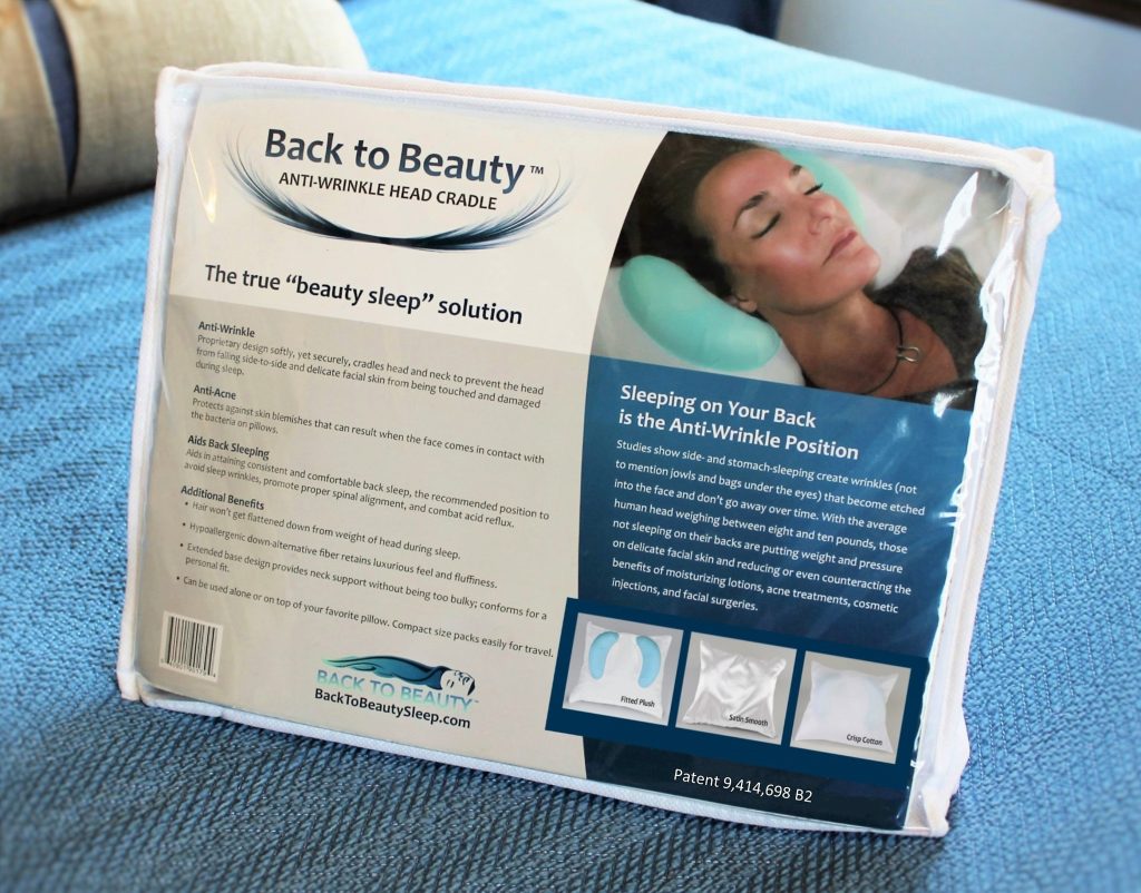 The Back to Beauty Anti Wrinkle Head Cradle Anti Aging Beauty Sleep Pillow saves your face as well as neck, chest and breast wrinkle Anti Acne too.